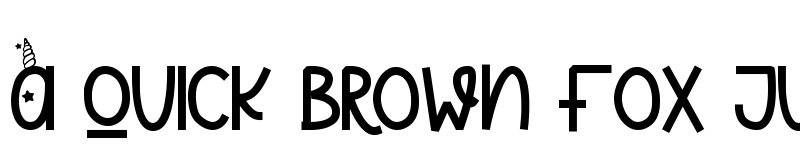 Preview of Unicorn Magic Regular font