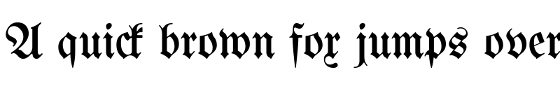 Preview of UnifrakturMaguntia Book font