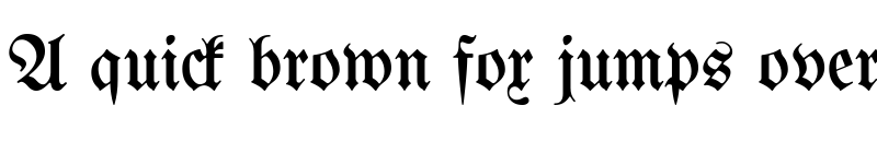 Preview of UnifrakturMaguntia20 Book font