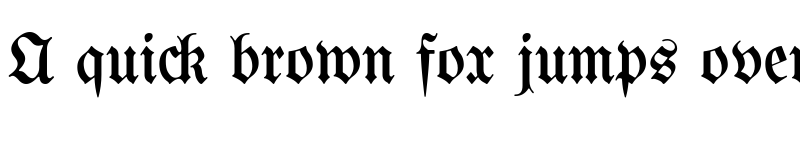 Preview of UnifrakturMaguntia21 Book font