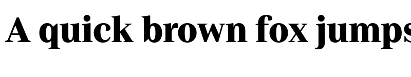 Preview of Unify Serif Display Bold font