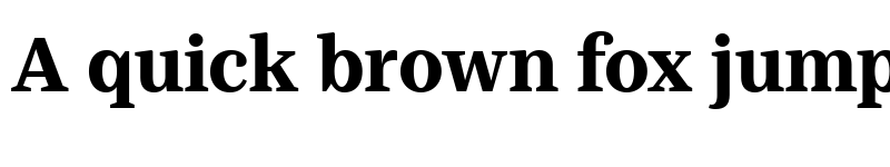 Preview of Unify Serif Text SBd font