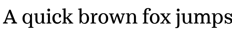 Preview of Unify Serif Text font