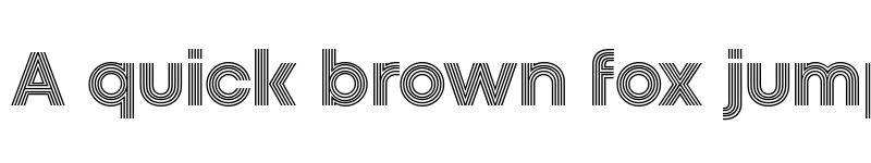 Preview of Unigeo128 Trial Bold font