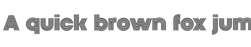 Preview of Unigeo128 Trial Extrabold font