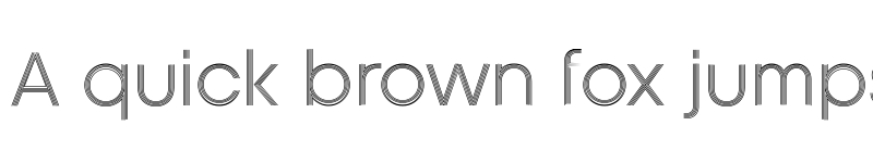 Preview of Unigeo128 Trial Regular font