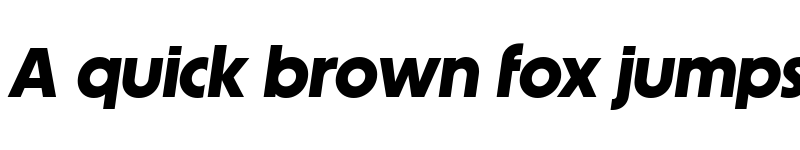 Preview of Unigeo64 Trial Bold Italic font