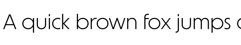 Preview of Unigeo64 Trial Light font