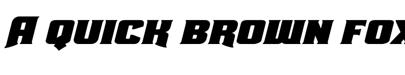 Preview of Union Gray Expanded Italic Expanded Italic font