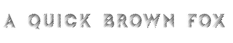 Preview of Unique Line Regular font