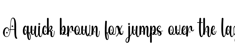 Preview of Unique unicorn Script Regular font