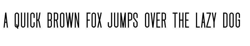 Preview of Uniser Regular font