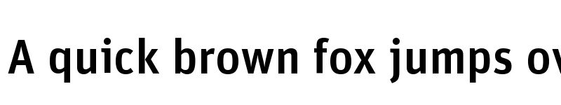 Preview of Unit Pro Regular font