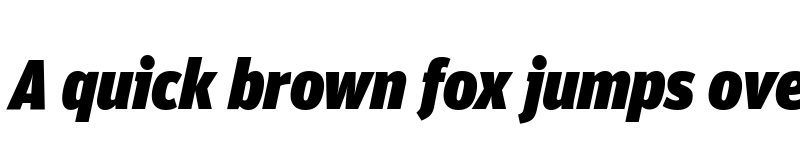 Preview of Unit W06 Ultra Italic font