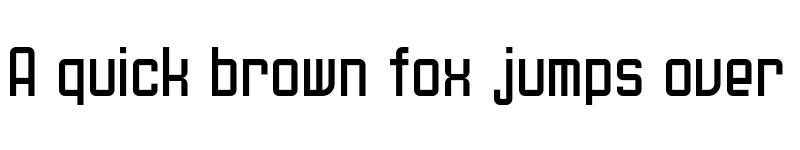 Preview of Unitblock Regular font