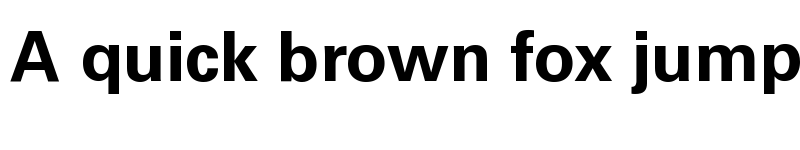 Preview of Univers LT Std 65 Bold font