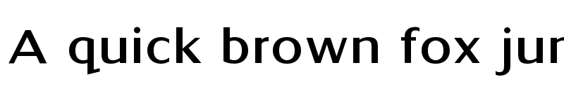 Preview of Universal Infanity Regular font