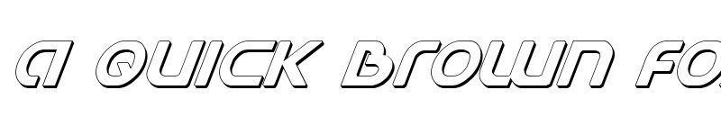 Preview of Universal Jack Shadow Italic Shadow Italic font