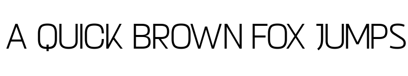 Preview of Universal Regular font