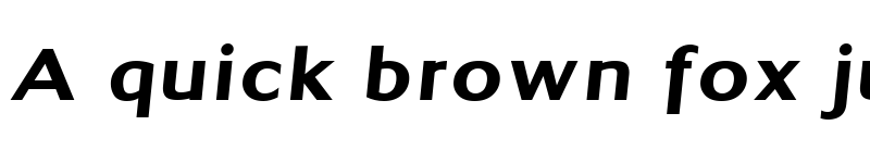 Preview of Universal Tertiary Web Bold Italic font