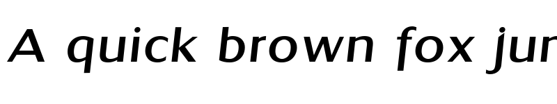 Preview of Universal Tertiary Web Italic font