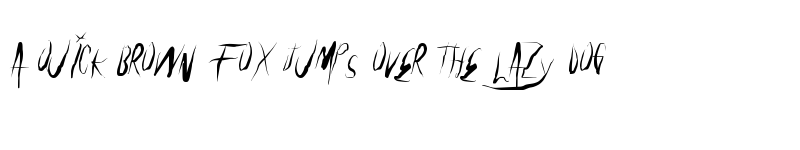 Preview of UniversalFreaky Regular font