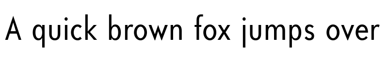 Preview of Universalis ADF Std Cond font