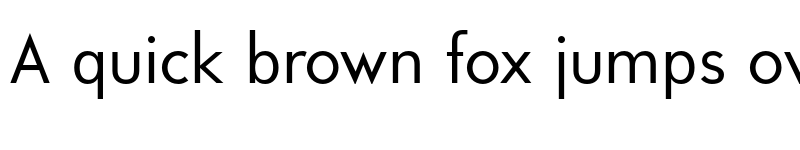 Preview of Universalis ADF Std Regular font