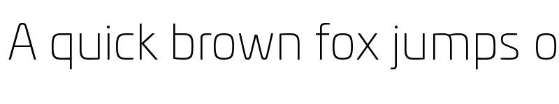 Preview of UniviaProUltraLight ? font