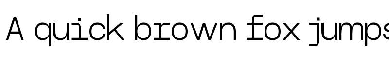 Preview of Unnamed Light font