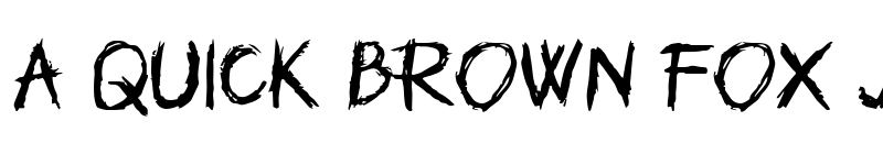 Preview of Unutterable Regular font