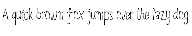 Preview of upirpaw Regular font