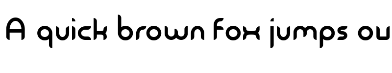 Preview of Urba Regular font