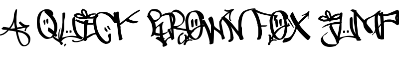 Preview of URBAN HOOK-UPZ not included. font