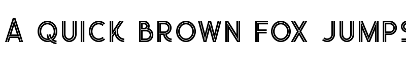 Preview of Urban Inline Inline font