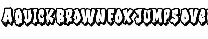 Preview of Urban Melted Extrude font