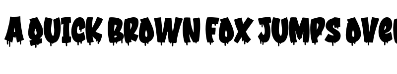 Preview of Urban Melted Regular font