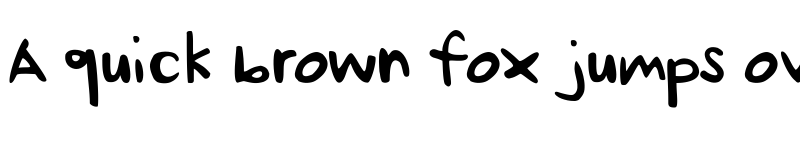 Preview of Ursula-Handschrift Regular font