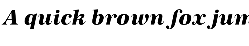 Preview of URW Antiqua Extra Bold Italic font