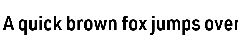 Preview of URW DIN SemiCond W05 DemiBold font