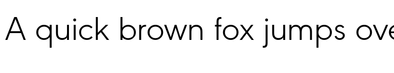 Preview of URW Geometric Light font