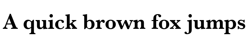 Preview of URWBaskervilleW01-Bold Regular font