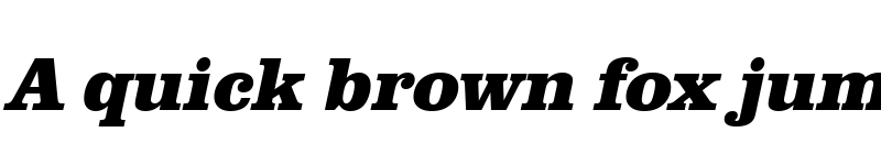 Preview of URWClarendonTExtBol Oblique font