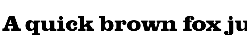 Preview of URWClarendonTExtBolExtWid Regular font