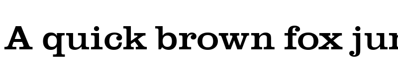 Preview of URWClarendonTExtWid Regular font