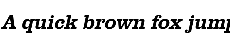 Preview of URWClarendonTMed Oblique font