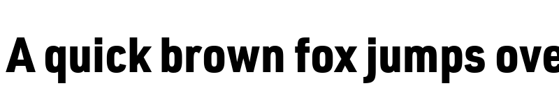 Preview of URWDINSemiCondW05-Black Regular font