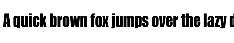 Preview of URWImpactW01-BoldCondensed Regular font