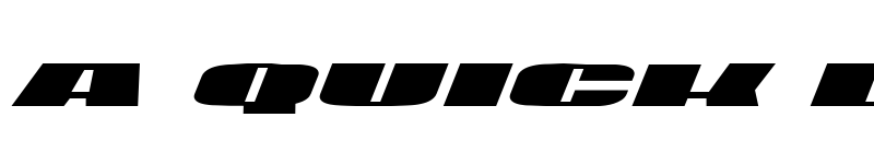 Preview of U.S.A. Italic Italic font