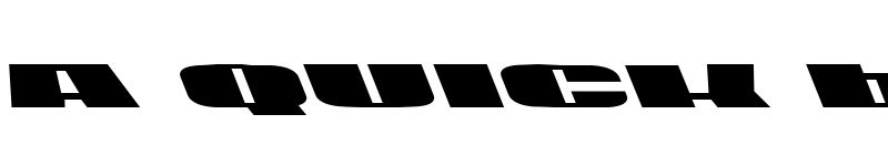 Preview of U.S.A. Leftalic Leftalic font